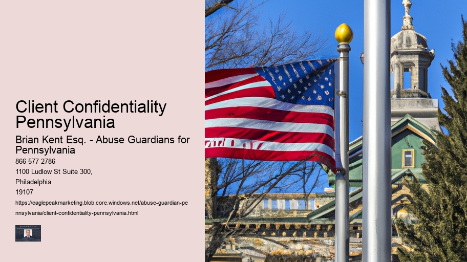 Client Confidentiality Pennsylvania