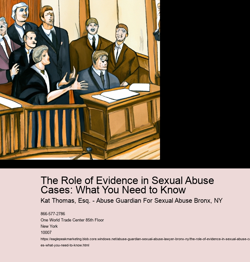 The Role of Evidence in Sexual Abuse Cases: What You Need to Know