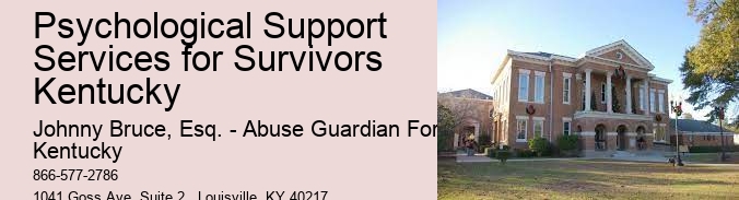 Psychological Support Services for Survivors Kentucky
